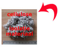 cellulose is een isolatiemateriaal